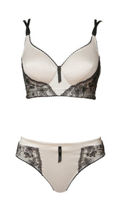 Patera Collection - satin and lace bras and briefs