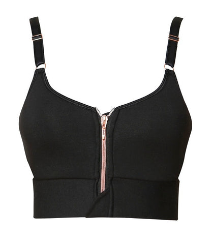 Front view of Casey restorative bra (organic cotton)