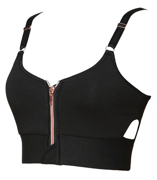 Side view of Casey restorative bra (organic cotton)