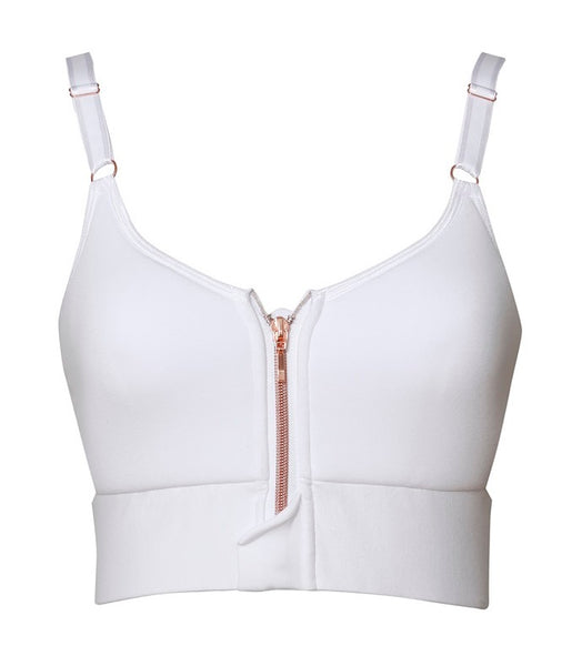 Front view of Casey restorative bra (organic cotton)