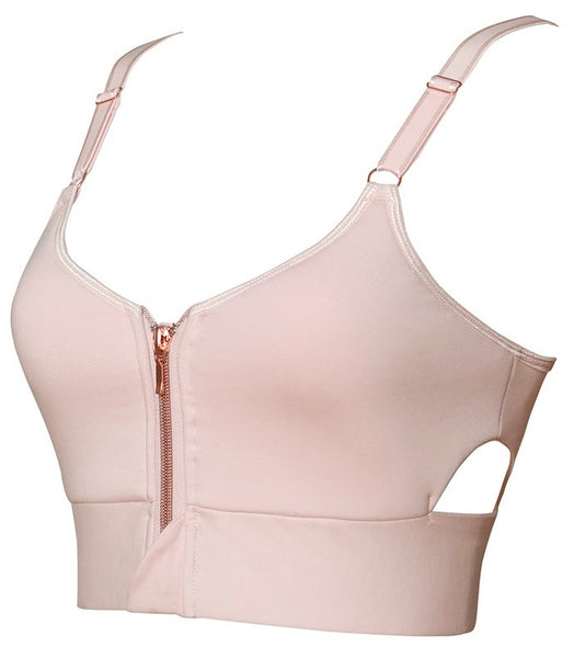 Side view of Casey restorative bra (organic cotton)