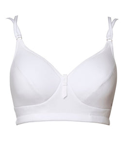 Front view of Silesia comfort wire free bra (organic cotton)