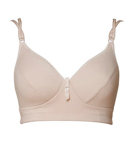 Front view of Silesia comfort wire free bra (organic cotton)